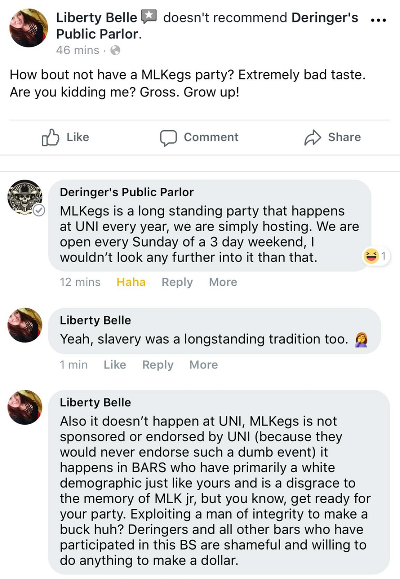 Illustration for article titled News You Can Choose: Iowa Bar Cancels MLK-Themed Keg Party